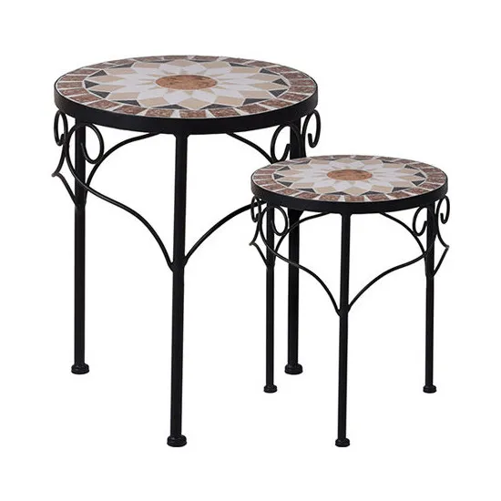 Set 2 masute Ambiance Mozaic 44566 D30X38cm, D25X32cm