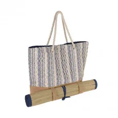 Set de plaja ProBeach 53928, Geanta de plaja 45x58cm + covoras din paie 180X60cm Set de plaja ProBeach 53928, Geanta de plaja 45x58cm + covoras din paie 180X60cm
