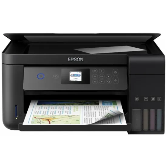 МФУ струйное с СНПЧ Epson L4160 Black (A4)
