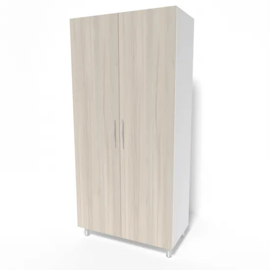 Dulap Smartex N5, 60x52x210 cm, Alb/Stejar Deschis
