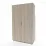 Dulap Smartex N7, 120x52x210 cm, Alb/Stejar Deschis