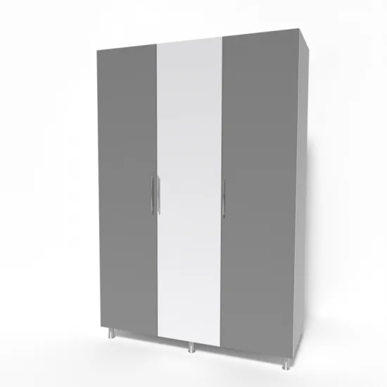 Шкаф Smartex N8 (140 см), Белый/Графит