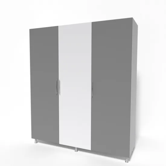 Шкаф Smartex N8 (180 см), Белый/Графит