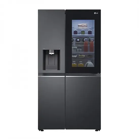 Frigider side-by-side LG GSXV91MCAE, Black