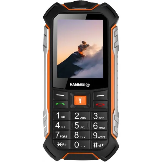 Telefon mobil Hammer Boost LTE Black/ Orange