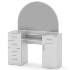 Masă toaletă Kompanit Trumo-5, White Masă toaletă Kompanit Trumo-5, White