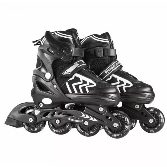 Роликовые коньки Intex 9087 L Black (39-42)