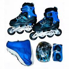 Роликовые коньки Intex 9087 M Blue (35-38)