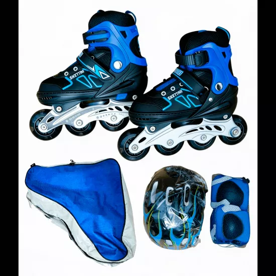 Роликовые коньки Intex 9087 M Blue (35-38)