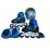 Роликовые коньки Intex 9087 M Blue (35-38)