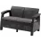 Садовый диван Keter Corfu II Love Seat 258973 Graphite/Gray