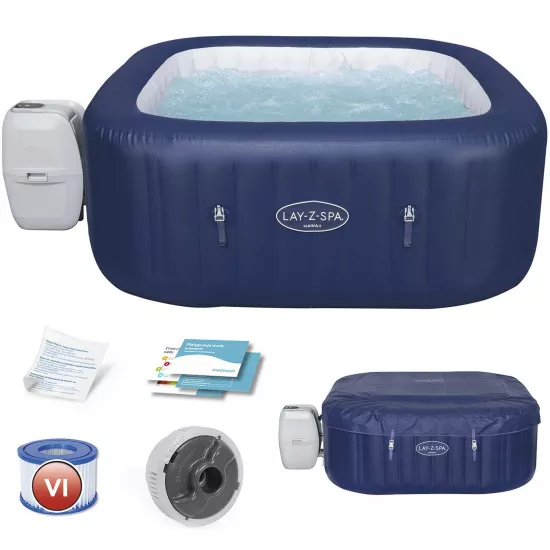Джакузи надувной Bestway Lay-Z-Spa Hawaii AirJet 60021 (840 л/180х180х71 см)