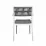 Scaun Decoprim Arif, White/Gray