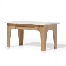 Столик журнальный Fabrik Home Crown, Белый ясень/Дуб эвок Столик журнальный Fabrik Home Crown, Белый ясень/Дуб эвок