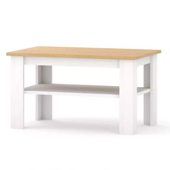 Столик журнальный Fabrik Home Blanca, Белый ясень/Дуб каменный