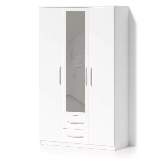 Dulap Fabrik Home Linia №1 (120x50x200 cm), Frasin alb