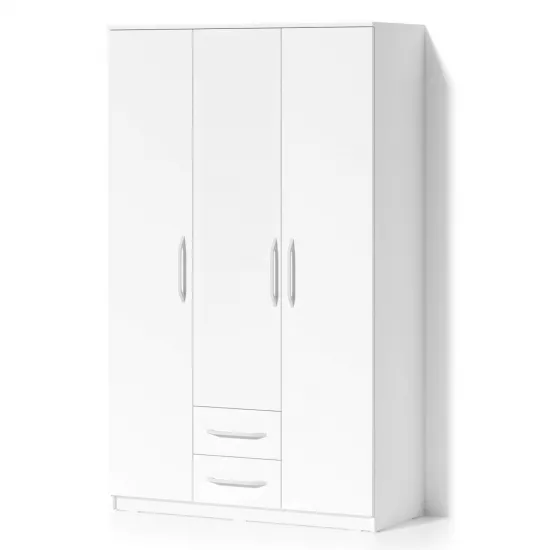 Dulap Fabrik Home Linia №1 (120x50x200 cm) fără oglinzi, Frasin alb