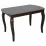 Set de mobilă Eva masa HV-29V Chocolate + 6 scaune DEPPA R (Chocolate, F-789 Brown)