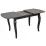 Set de mobilă Eva masa HV-29V Chocolate + 6 scaune DEPPA R (Chocolate, F-789 Brown)