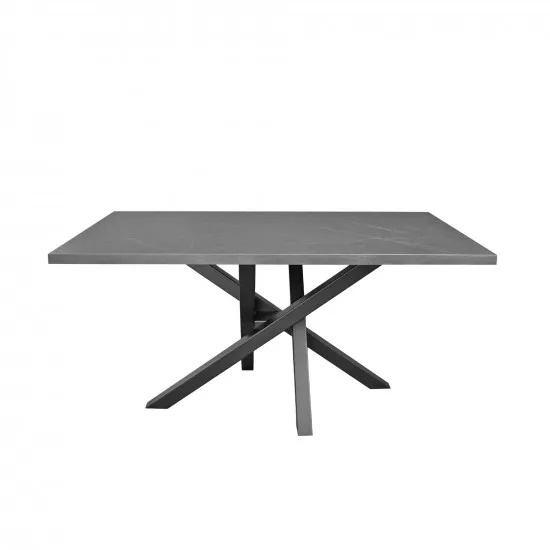 Masă pentru bucătărie DP MB-21 (150×80), Black Marble