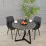 Masă pentru bucătărie DP Calipso 90, Black Marble