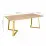 Masă pentru bucătărie DP Frida 180×90, Sonoma/Golden Legs