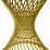 Masă pentru bucătărie DP Felicia 100, Colonial/Golden Leg