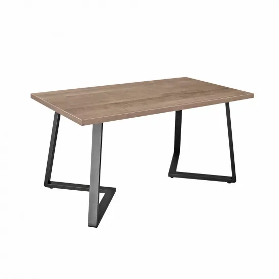 Masă pentru bucătărie DP Frida 150×80, Colonial/Black Legs