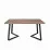 Masă pentru bucătărie DP Frida 150×80, Colonial/Black Legs