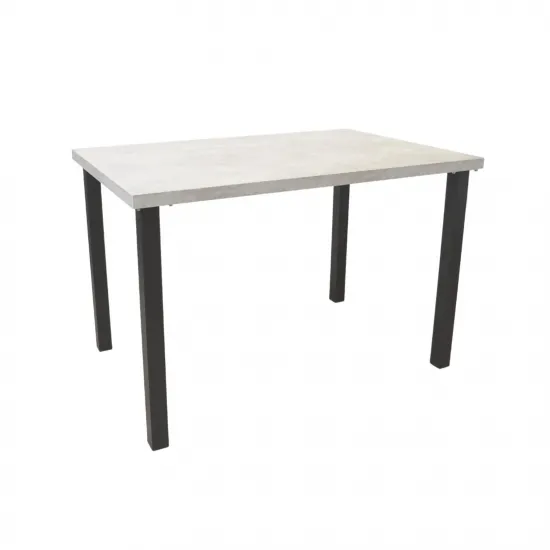 Стол обеденный DP Ada, Beton/Black Legs