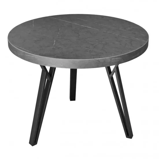 Măsuţă cafea DP Tokyo Rondo 60, Black Marble