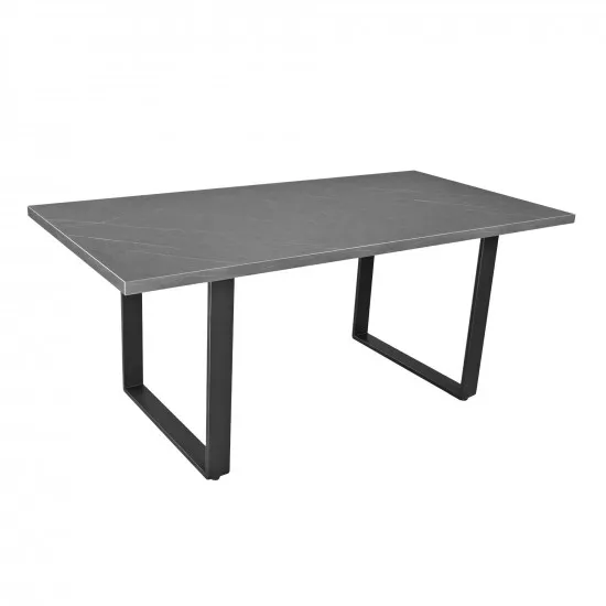 Masă pentru bucătărie DP Hana 180×90, Black Marble