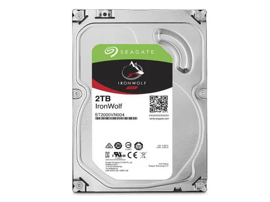 3.5" Жесткий диск 2 Tb Seagate IronWolf (ST2000VN004)