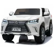 Masina pe baterie KidsCar LEXUS LX570, White