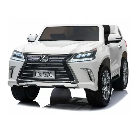 Masina pe baterie KidsCar LEXUS LX570, White