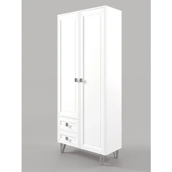 Dulap ML-Mobila Mira N22 (90 cm), Alb