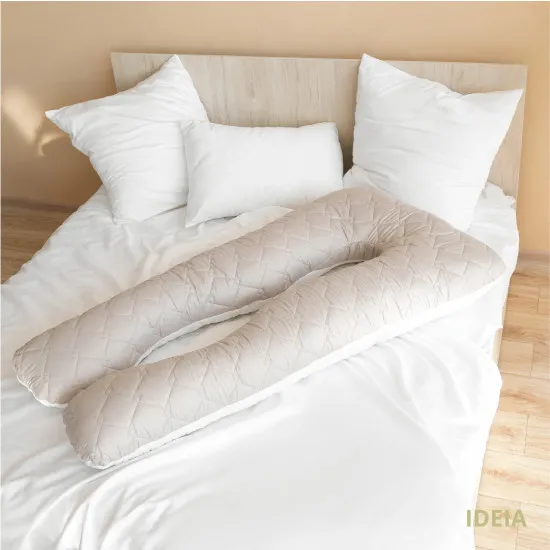 Подушка Idea U-Shape 140х75х20cm White/Grey