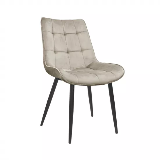 Scaun Decoprim Hans, Catifea Camel HLR7 / Black Legs