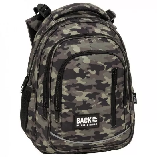 Rucsac şcolar BackUP PLB5R33, Camo