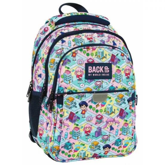 Rucsac şcolar BackUP PLB5P01, City