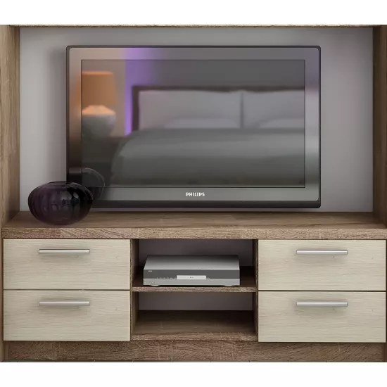 Comoda TV Bafimob ТВМ-150 (4ящ.) (150 cm), Trufel /Chamonix deschis