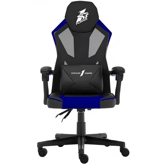 Кресло геймерское 1stPlayer P01, Black/Blue