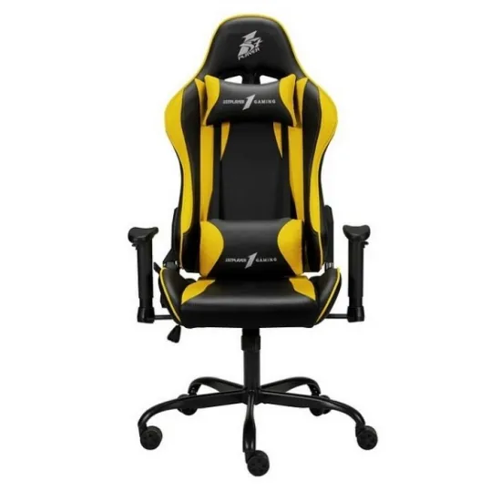 Fotoliu de gaming 1stPlayer S01, Black/Yellow