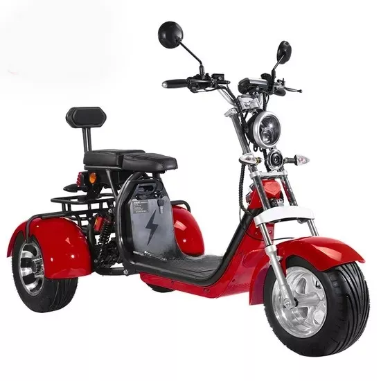 Scooter electric Citycoco TX-08-2, 2000 W, 20 Ah, Red