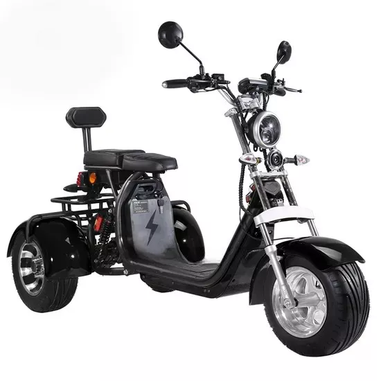 Scooter electric Citycoco TX-08-2, 2000 W, 20 Ah, Black