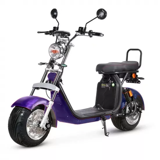 Scooter electric Citycoco TX-10-2A, 2000 W, 20 Ah, Purple