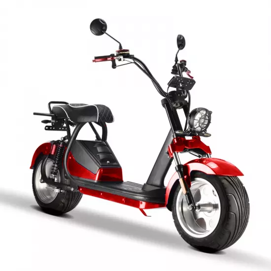 Scooter electric Citycoco TX-10-5B Rapid Rider, 3000 W, 24 Ah, Red