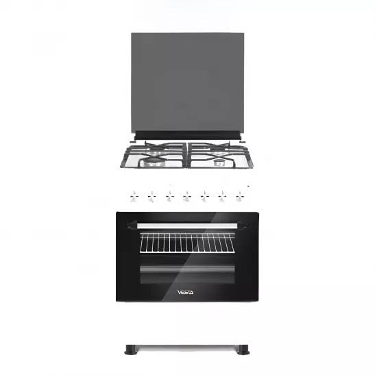 Aragaz Vesta GC-E6060iCTg/WH White