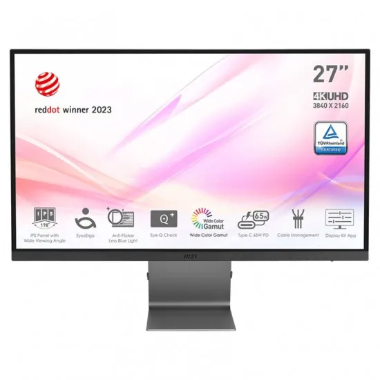 Monitor MSI MD271UL UHD Black/Silver (27"/3840x2160)