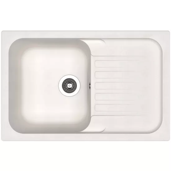 Chiuvetă de bucătărie Dr.Gans Adelia 780х510х217 mm, Alb (VOR56763)